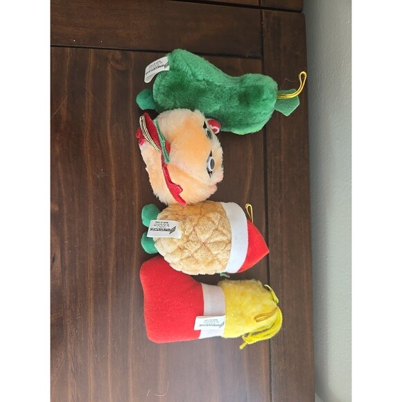 1991 Greystone Del Monte Lot Pineapple Googly Eye Christmas holiday Ornaments - Picture 5 of 5